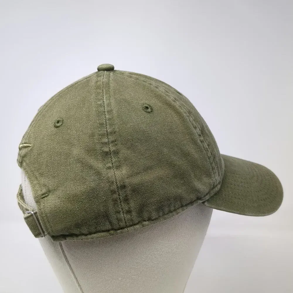 Nike Baseball Cap Green One Size Just Do It Heritage 86 Swoosh Slideback Hat